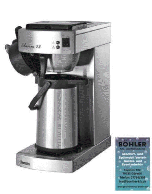 Kaffee Maschine 2l Bartscher Geschirrmobil Boehler