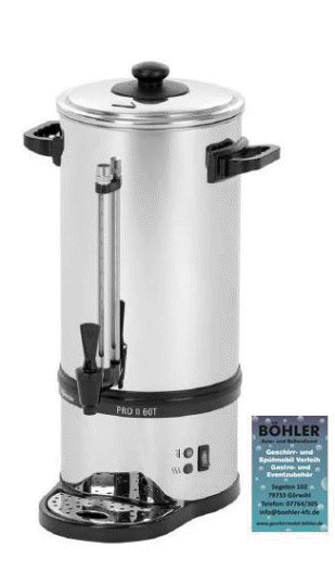 Kaffee Maschine Bartscher  100Pro Geschirrmobil Boehler